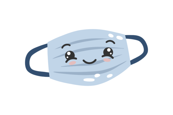 Kawaii Medical Mask Graphics and Icons