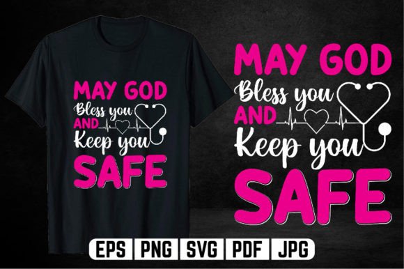 May God Bless You Nurse T Shirt Graphics and T-Shirt Designs