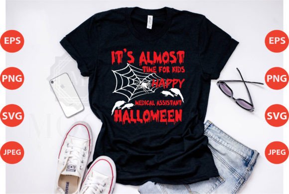 Medical Assistant Halloween T-shirt Graphics