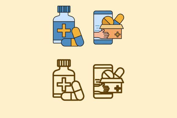 Medical Icon Illustration-3 Graphics and Icons