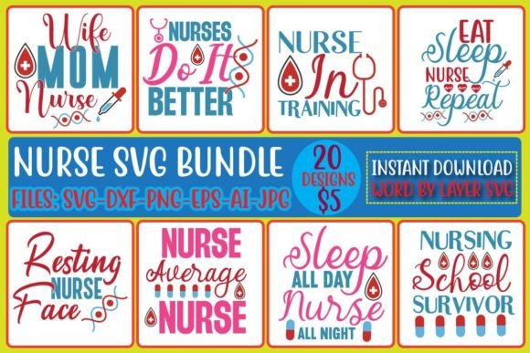 Nurse SVG Bundle Vol.6
