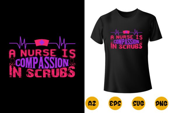 Nurse T-Shirt Design - 13 Graphics